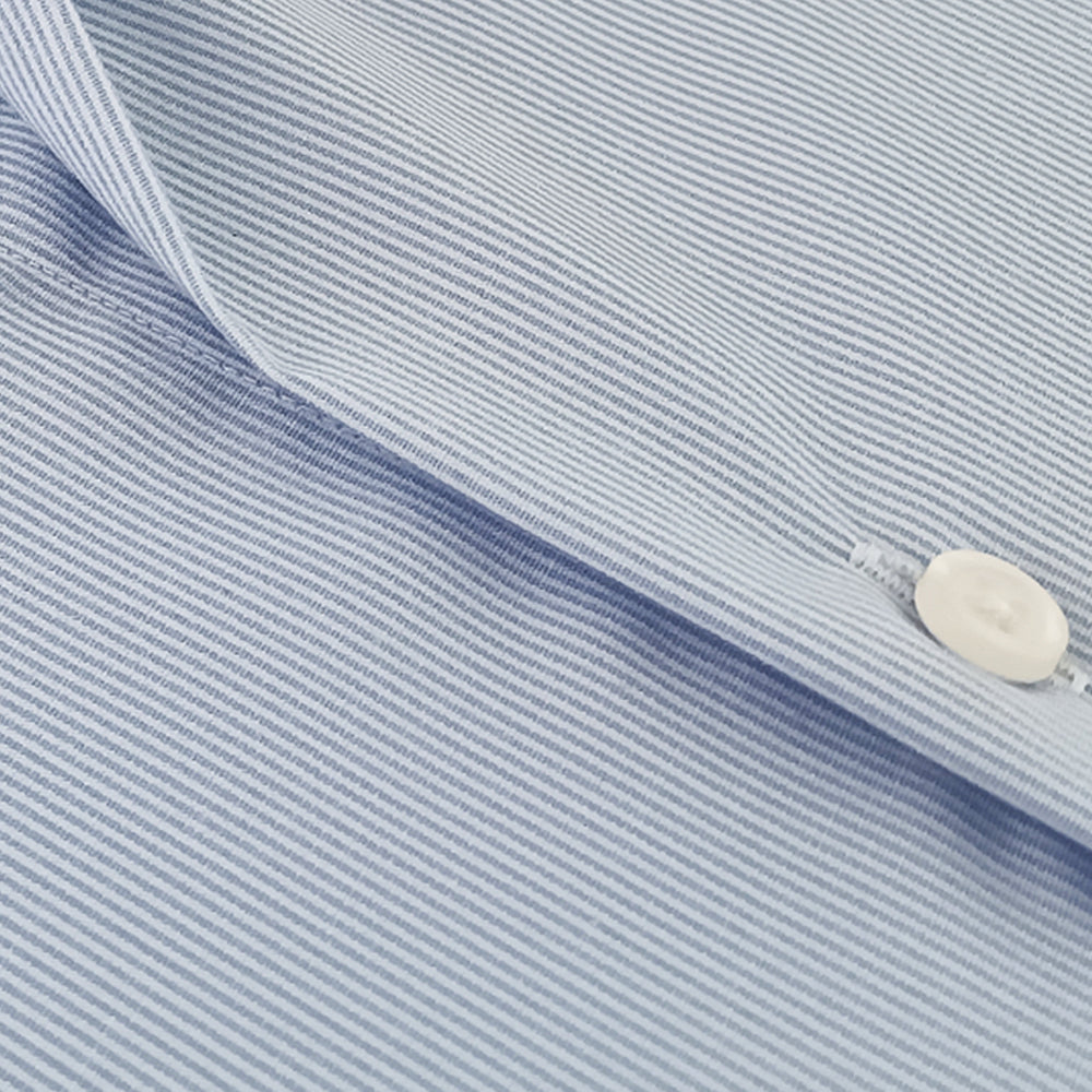 Light Blue & White Lining Shirt by avocado menswear