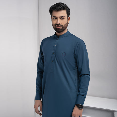 Turquise Premium Blanded Designer Kurta Pajama
