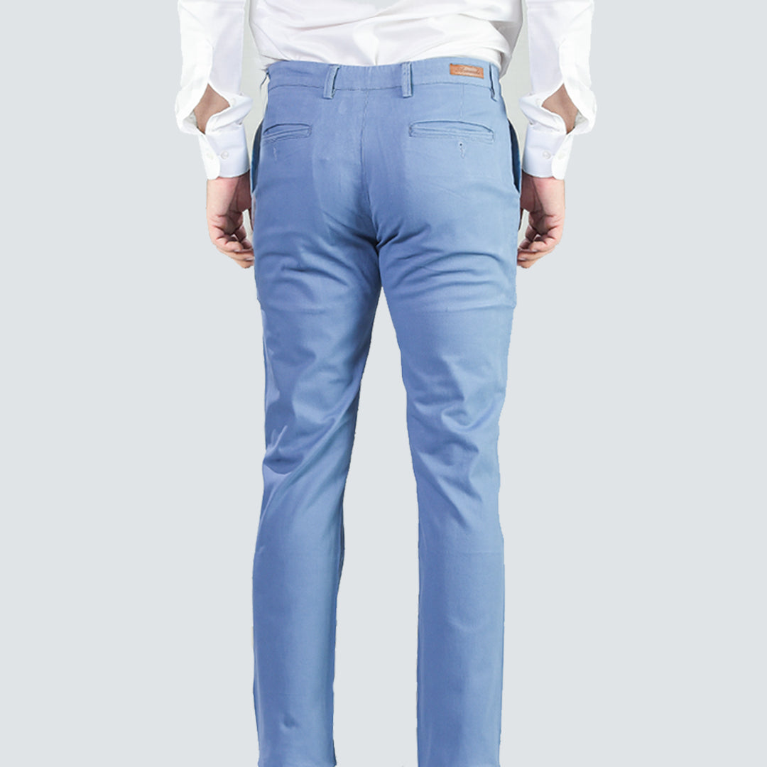  Buy Blue Slim Fit Cotton Chino Pant