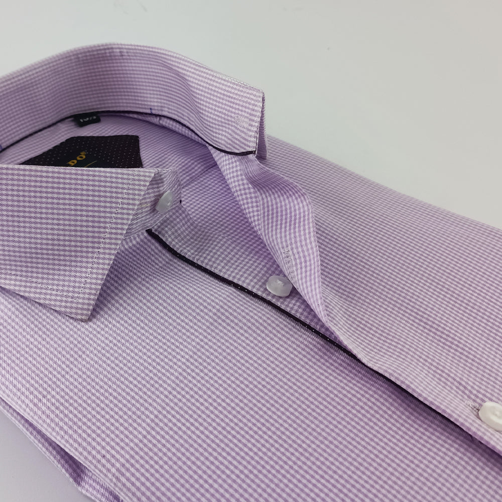 Light Purple Gingham Shirt