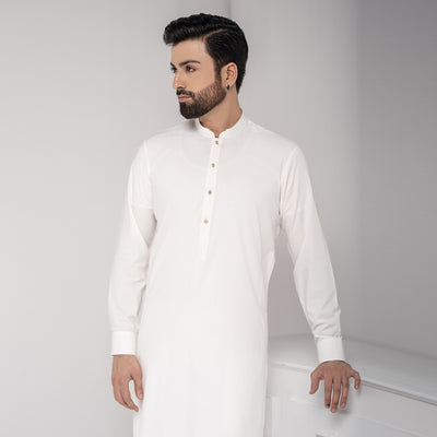 Off White Premium Blanded Designer Kurta Pajama