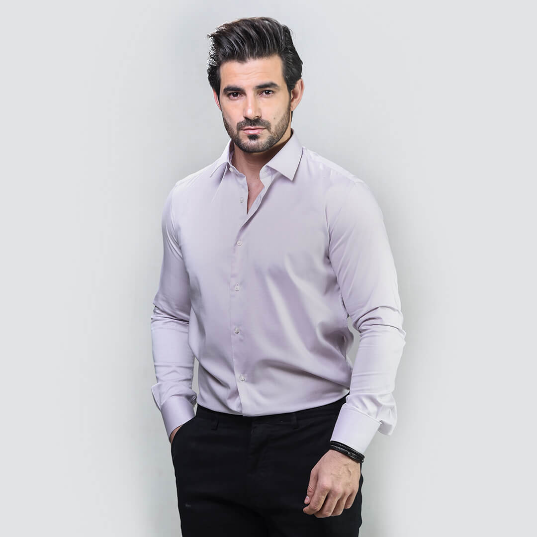 Dull Purple Formal Shirt for men