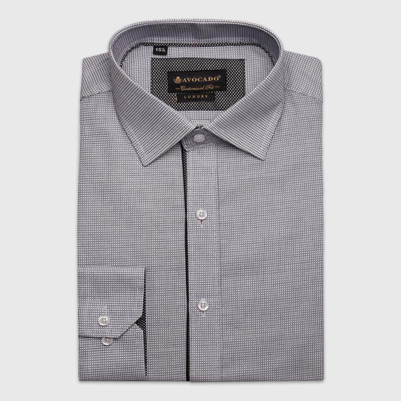 STEEL GREY EGYPTIAN COTTON SHIRT