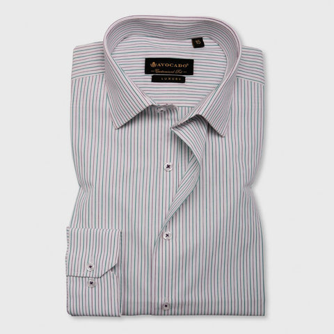 SEA GREEN STRIPE SHIRT