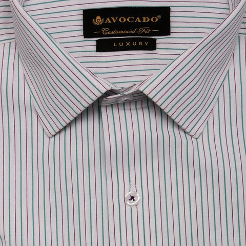 SEA GREEN STRIPE SHIRT