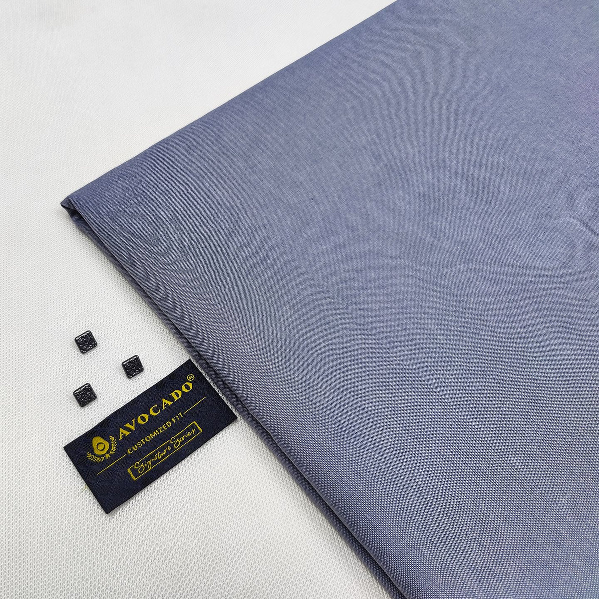 Dark Grey Cotton kameez shalwar Fabric with Buttons & label