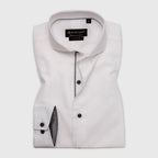PLAIN CREAM EGYPTIAN COTTON SHIRT