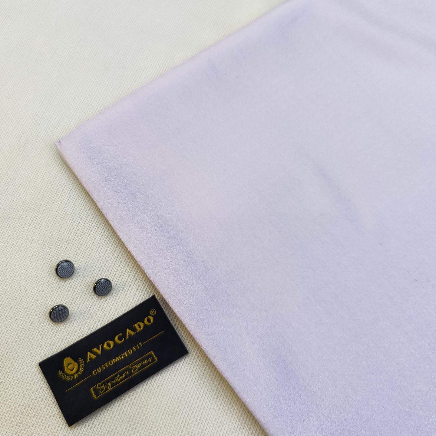 Purple Shemray kameez shalwar Fabric with Buttons & label