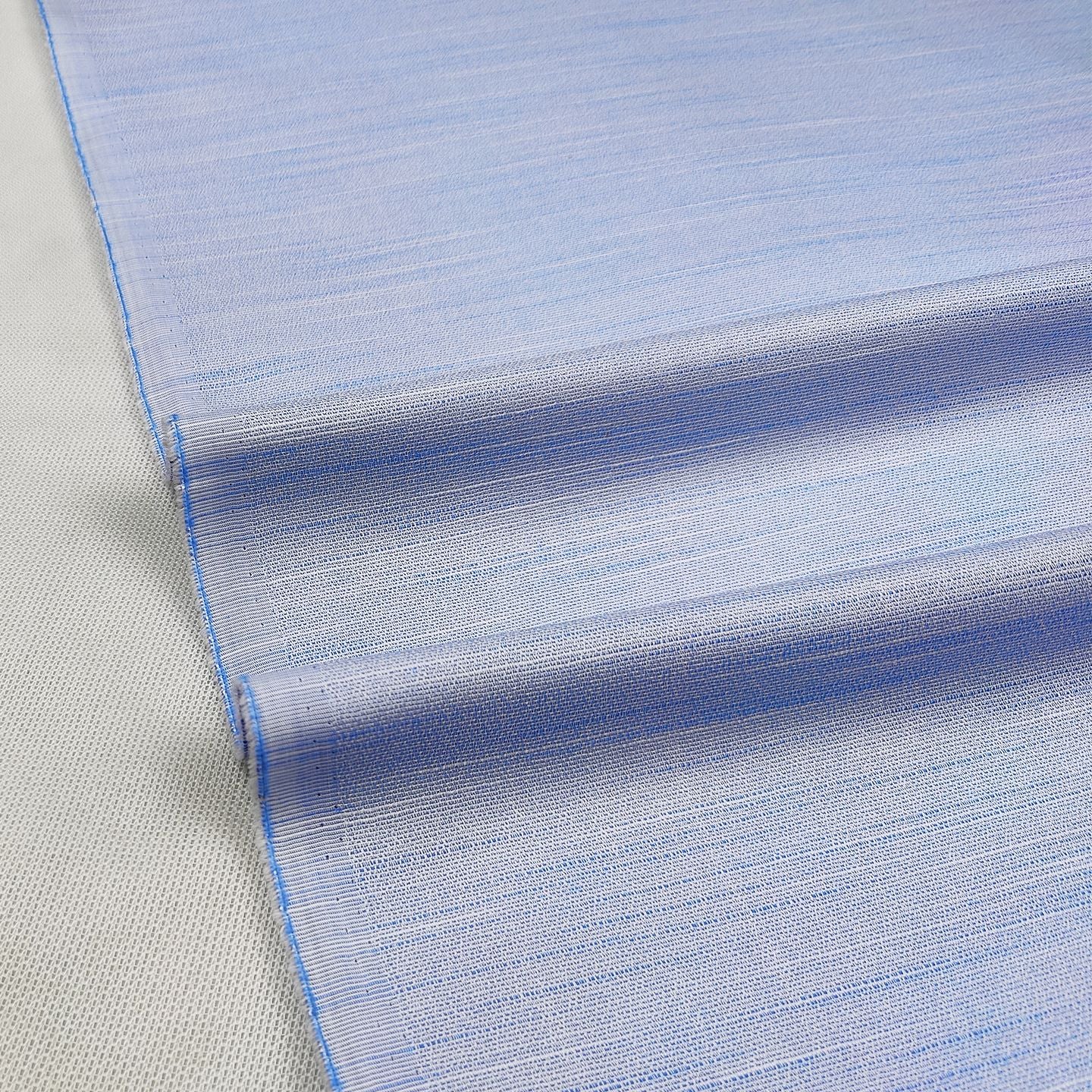 Self Blue Lining Irish kameez shalwar Fabric with Buttons & label