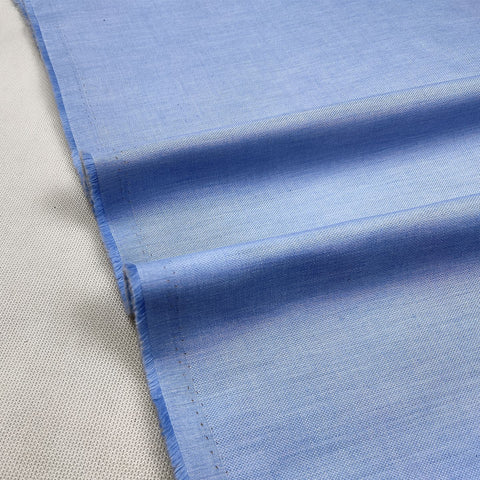 Sky Blue Self Texture kameez shalwar Fabric with Buttons & label
