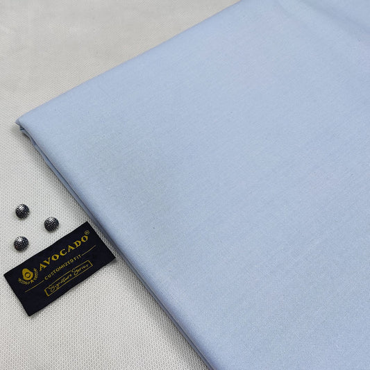 Sky Blue kameez shalwar Fabric with Buttons & label