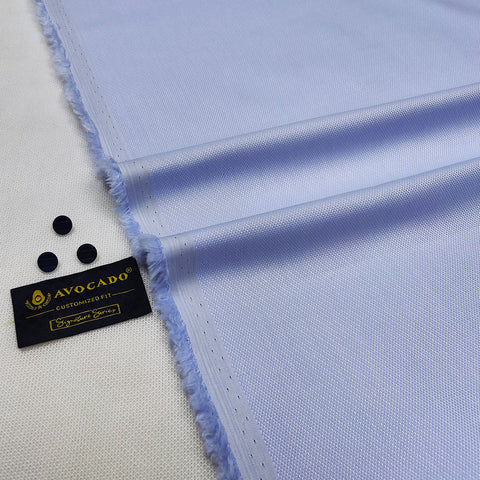 Sky Blue Shemray Cross Texture kameez shalwar Fabric with Buttons & label