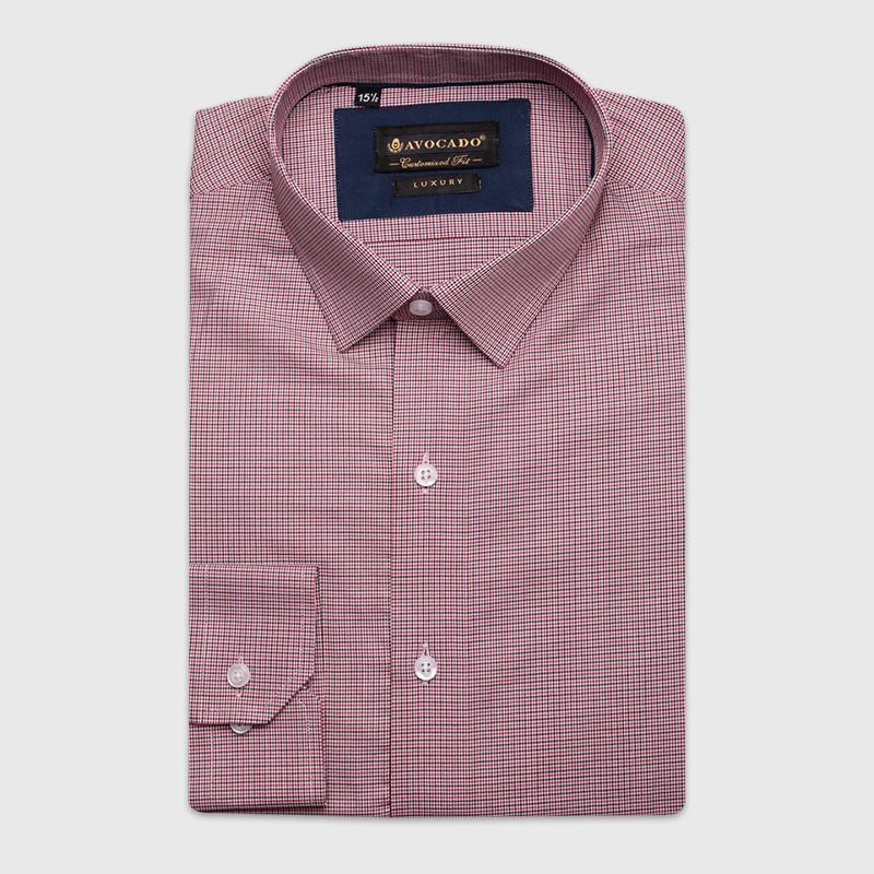 LIGHT RED CHECKERED SHIRT
